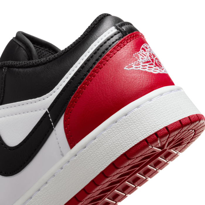 Air Jordan 1 Low white/black-varsity red-white GS