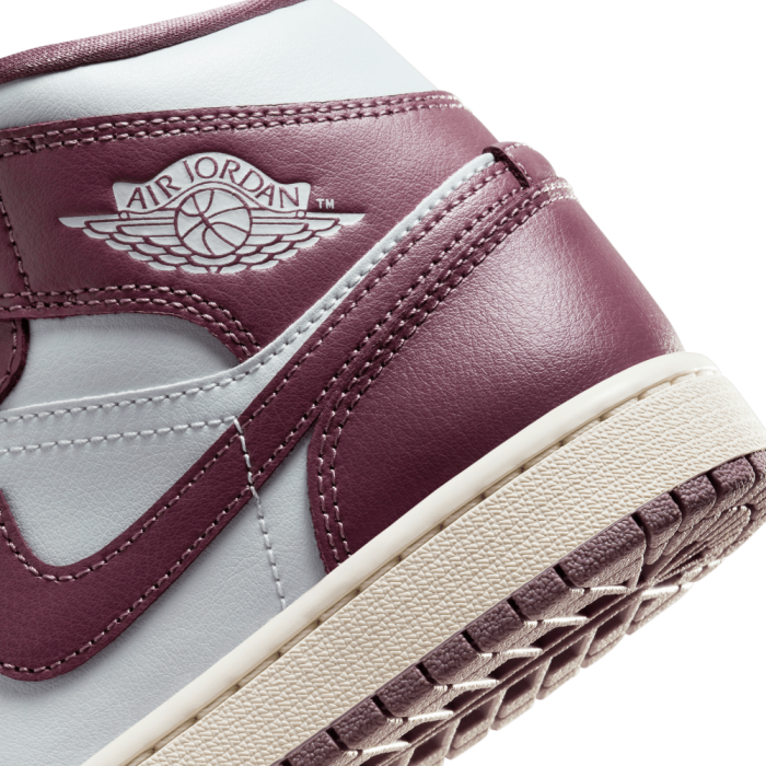 Air Jordan 1 Mid pure platinum j mauve