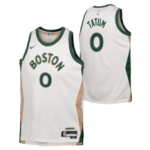 Cor branca do produto Jayson Tatum Boston Celtics Nike Camisola NBA para criança...