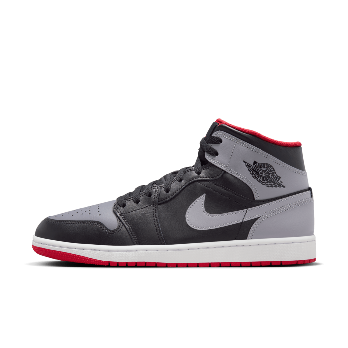 Air Jordan 1 Mid Black Cement 
