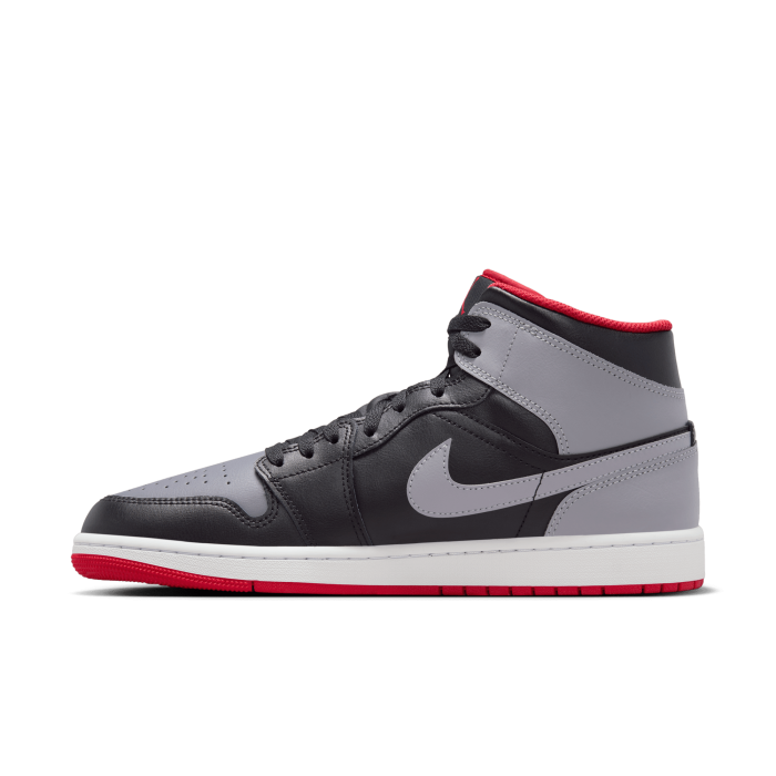 Air Jordan 1 Mid Black Cement 
