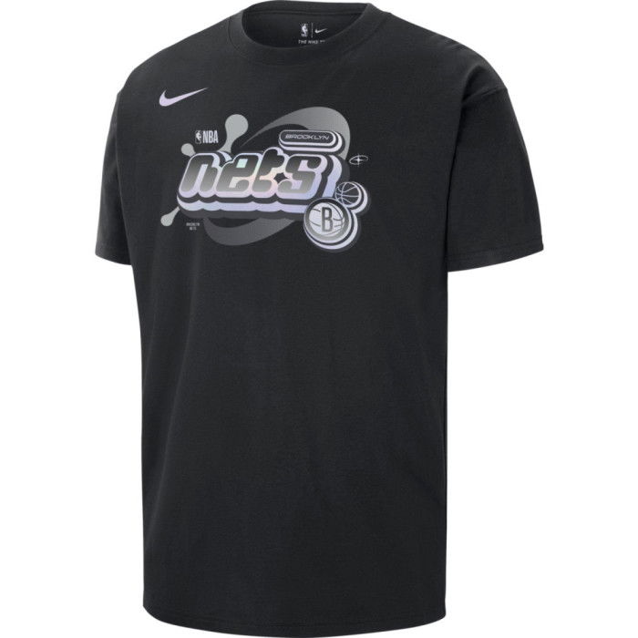 Tricou Nike NBA Brooklyn Nets Courtside negru