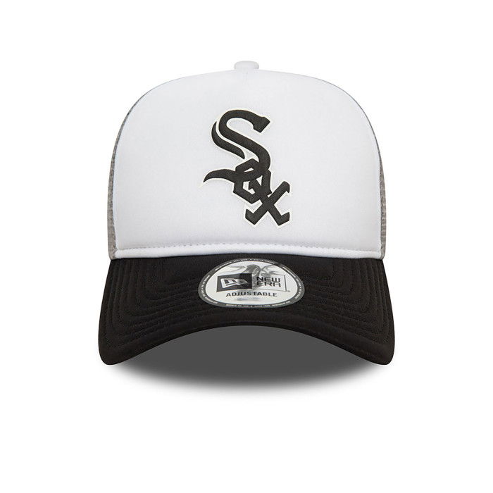 New Era MLB Logo Chicago White Sox Trucker White Cap