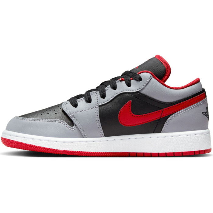 Air Jordan 1 Low Black/FireFire Red GS Child