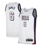 Culoare Alb Produs Lebron James Team USA Nike Limited Home Jersey