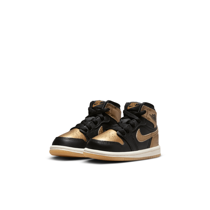 Air Jordan 1 Retro High OG "Black and Gold" Enfants PS