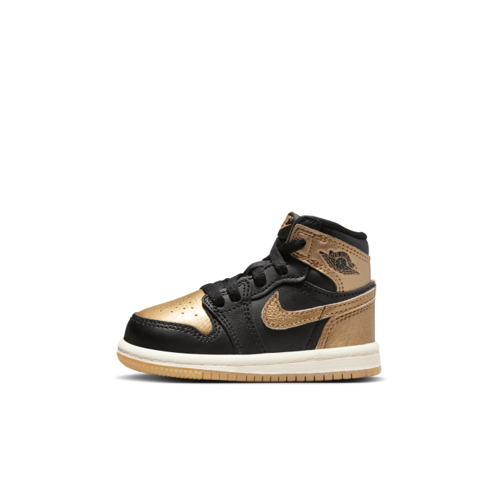 Air Jordan 1 Retro High OG "Black and Gold" Enfants PS