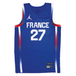 Color Azul del producto Rudy Gobert Team France Jordan Limited Road Jersey