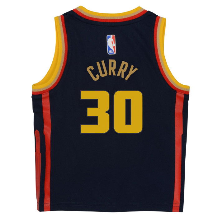 NBA Stephen Curry Golden State Warriors 2024/25 Nike City Edition 0-7 Replica Jersey