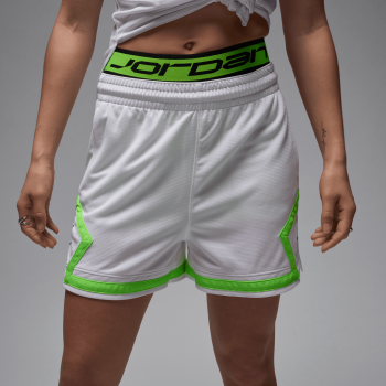 Pantaloni scurți Jordan Sport pentru femei alb/verde electric