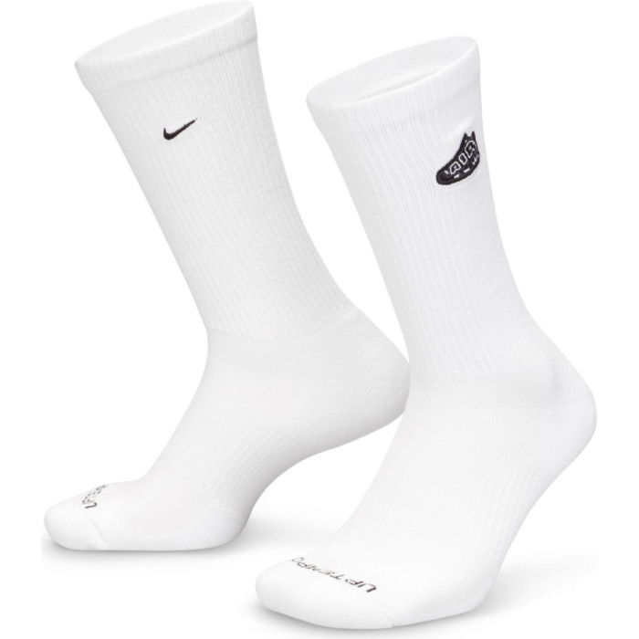 Nike Uptempto Everyday Plus Cushioned white/black Socken