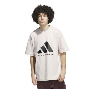 T-Shirt de basquetebol adidas mauve