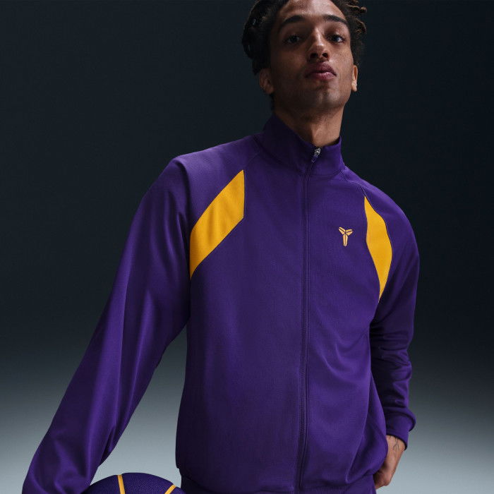 Nike Kobe φούτερ με κοντό φερμουάρ μοβ