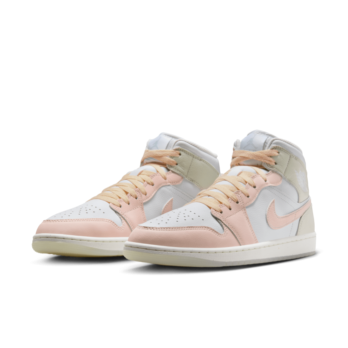 Air Jordan 1 Mid Se biały/guava ice-sea glass-glacierglacier blue