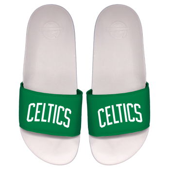 ISLIDE NBA Boston Celtics Wordmark White Motto Steppschuhe