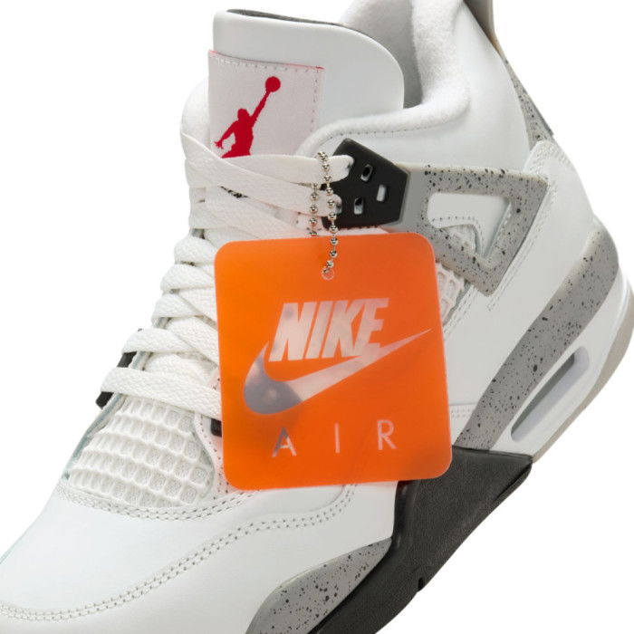 Air Jordan 4 ρετρό λευκό τσιμέντο παιδιά GS