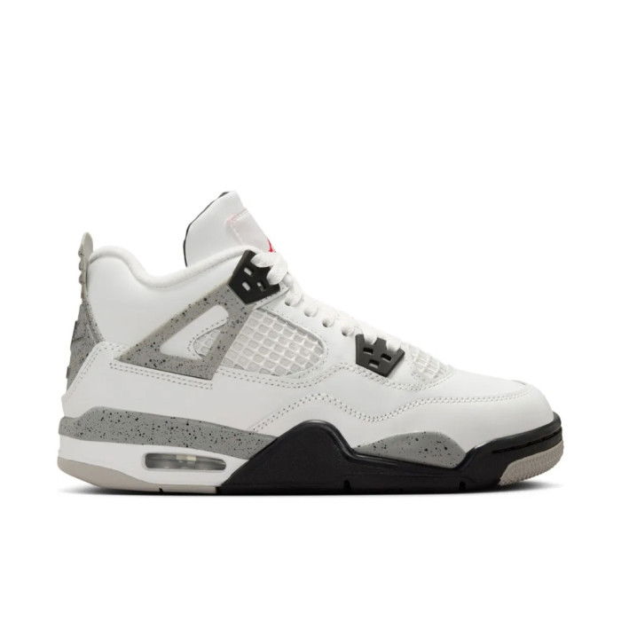 Air Jordan 4 ρετρό λευκό τσιμέντο παιδιά GS