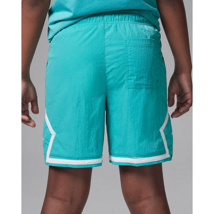 Short Jordan Poolside Woven Diamond Washed Teal Child 