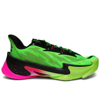 Under Armour Curry Series 7 Hyper Green-μαύρο-καφέ ροζ