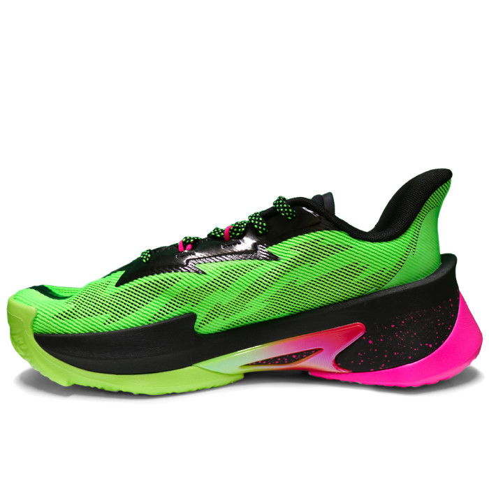 Under Armour Curry Series 7 Hyper Green-preto-rebelde cor-de-rosa